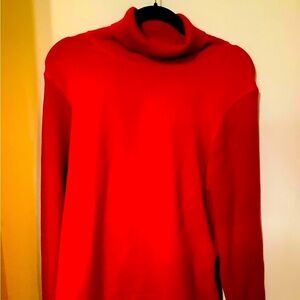SPANNER Red Turtleneck Sweater (Matching Cardigan in separate listing)
